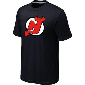 Men's New Jersey Devils Big & Tall Logo T-Shirt - - Black