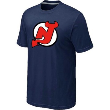 Men's New Jersey Devils Big & Tall Logo T-Shirt - - Navy
