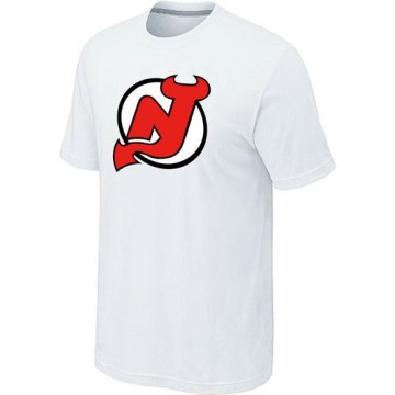 Men's New Jersey Devils Big & Tall Logo T-Shirt - - White