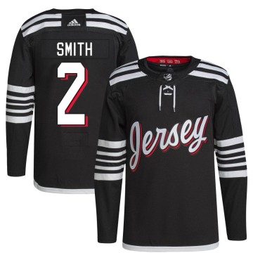 Authentic Adidas Men's Brendan Smith New Jersey Devils 2021/22 Alternate Primegreen Pro Player Jersey - Black