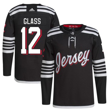 Authentic Adidas Men's Cody Glass New Jersey Devils 2021/22 Alternate Primegreen Pro Player Jersey - Black