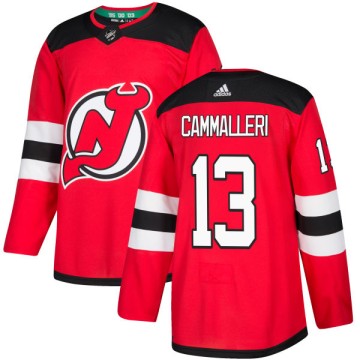 Authentic Adidas Men's Mike Cammalleri New Jersey Devils Jersey - Red