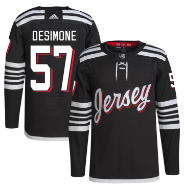 Authentic Adidas Men's Nick DeSimone New Jersey Devils 2021/22 Alternate Primegreen Pro Player Jersey - Black