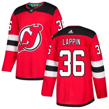 Authentic Adidas Men's Nick Lappin New Jersey Devils Home Jersey - Red