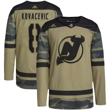 Authentic Adidas Youth Johnathan Kovacevic New Jersey Devils Military Appreciation Practice Jersey - Camo