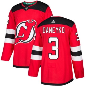 Authentic Adidas Youth Ken Daneyko New Jersey Devils Home Jersey - Red