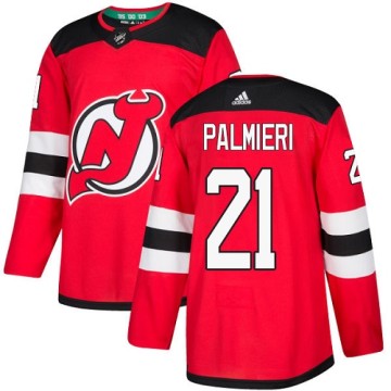 Authentic Adidas Youth Kyle Palmieri New Jersey Devils Home Jersey - Red