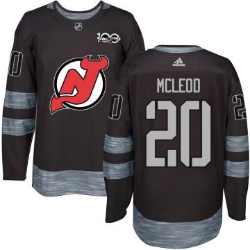 Authentic Youth Michael McLeod New Jersey Devils 1917-2017 100th Anniversary Jersey - Black
