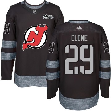 Authentic Youth Ryane Clowe New Jersey Devils 1917-2017 100th Anniversary Jersey - Black