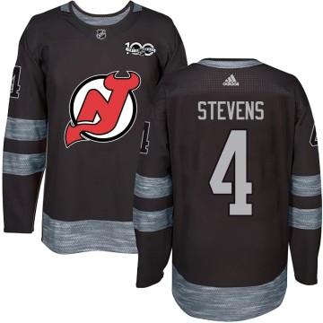 Authentic Youth Scott Stevens New Jersey Devils 1917-2017 100th Anniversary Jersey - Black