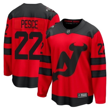 Breakaway Fanatics Branded Men's Brett Pesce New Jersey Devils 2024 Stadium Series Jersey - Red