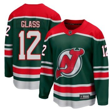 Breakaway Fanatics Branded Men's Cody Glass New Jersey Devils 2020/21 Special Edition Jersey - Green