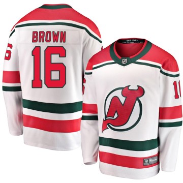 Breakaway Fanatics Branded Men's Connor Brown New Jersey Devils Alternate Jersey - White