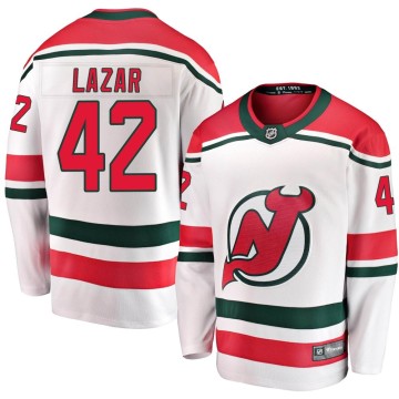 Breakaway Fanatics Branded Men's Curtis Lazar New Jersey Devils Alternate Jersey - White