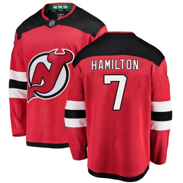 Breakaway Fanatics Branded Men's Dougie Hamilton New Jersey Devils Home Jersey - Red