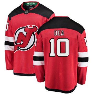 Breakaway Fanatics Branded Men's Jean-Sebastien Dea New Jersey Devils Home Jersey - Red