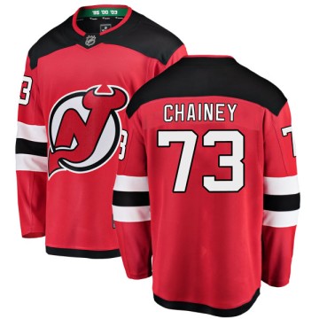 Breakaway Fanatics Branded Men's Jocktan Chainey New Jersey Devils Home Jersey - Red