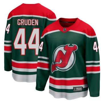 Breakaway Fanatics Branded Men's Jonathan Gruden New Jersey Devils 2020/21 Special Edition Jersey - Green