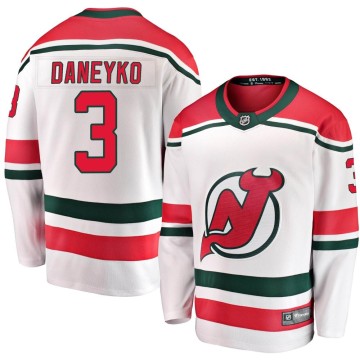 Breakaway Fanatics Branded Men's Ken Daneyko New Jersey Devils Alternate Jersey - White