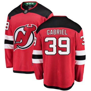 Breakaway Fanatics Branded Men's Kurtis Gabriel New Jersey Devils Home Jersey - Red