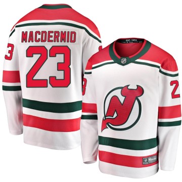 Breakaway Fanatics Branded Men's Kurtis MacDermid New Jersey Devils Alternate Jersey - White