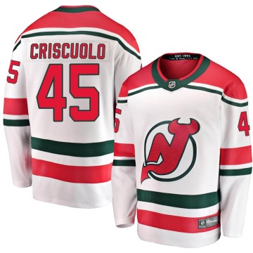 Breakaway Fanatics Branded Men's Kyle Criscuolo New Jersey Devils Alternate Jersey - White