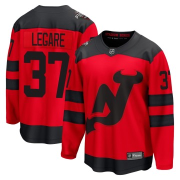 Breakaway Fanatics Branded Men's Nathan Legare New Jersey Devils 2024 Stadium Series Jersey - Red