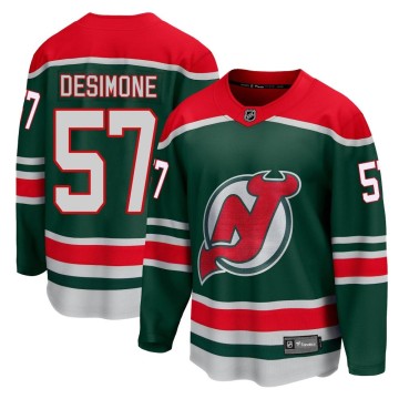 Breakaway Fanatics Branded Men's Nick DeSimone New Jersey Devils 2020/21 Special Edition Jersey - Green
