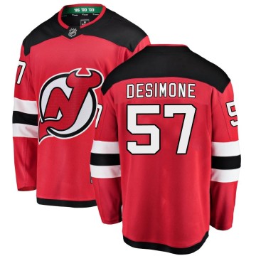 Breakaway Fanatics Branded Men's Nick DeSimone New Jersey Devils Home Jersey - Red