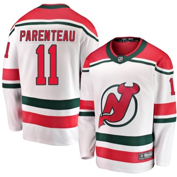 Breakaway Fanatics Branded Men's P. A. Parenteau New Jersey Devils Alternate Jersey - White