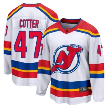 Breakaway Fanatics Branded Men's Paul Cotter New Jersey Devils Special Edition 2.0 Jersey - White