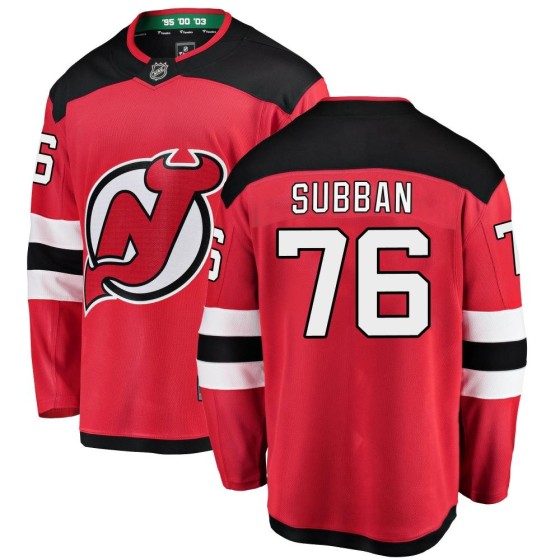 Breakaway Fanatics Branded Men's P.K. Subban New Jersey Devils Home Jersey - Red