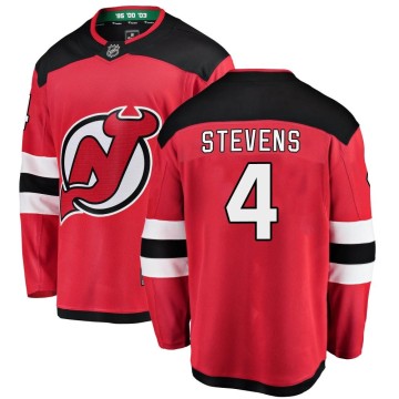 Breakaway Fanatics Branded Men's Scott Stevens New Jersey Devils Home Jersey - Red