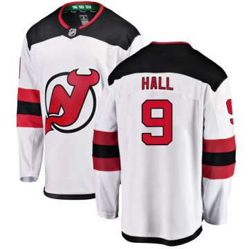 Breakaway Fanatics Branded Men's Taylor Hall New Jersey Devils Away Jersey - White