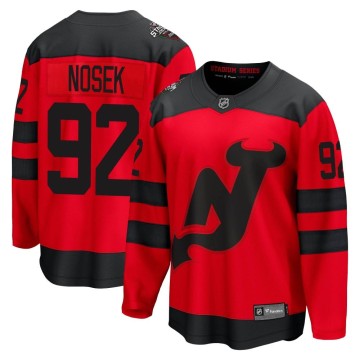 Breakaway Fanatics Branded Men's Tomas Nosek New Jersey Devils 2024 Stadium Series Jersey - Red