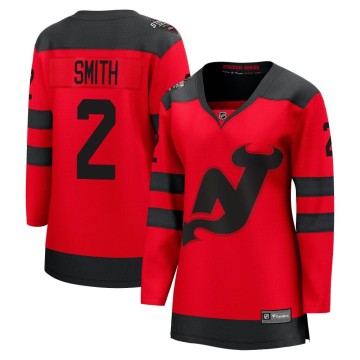 Breakaway Fanatics Branded Women's Brendan Smith New Jersey Devils 2024 Stadium Series Jersey - Red