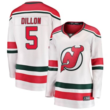Breakaway Fanatics Branded Women's Brenden Dillon New Jersey Devils Alternate Jersey - White
