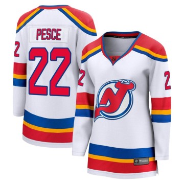 Breakaway Fanatics Branded Women's Brett Pesce New Jersey Devils Special Edition 2.0 Jersey - White