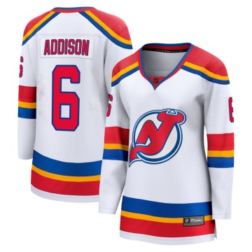 Breakaway Fanatics Branded Women's Calen Addison New Jersey Devils Special Edition 2.0 Jersey - White