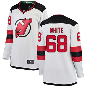 Breakaway Fanatics Branded Women's Colton White New Jersey Devils Away Jersey - White