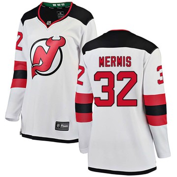 Breakaway Fanatics Branded Women's Dakota Mermis New Jersey Devils ized Away Jersey - White