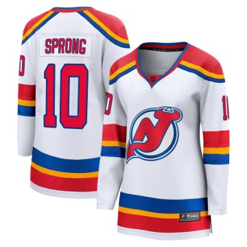 Breakaway Fanatics Branded Women's Daniel Sprong New Jersey Devils Special Edition 2.0 Jersey - White