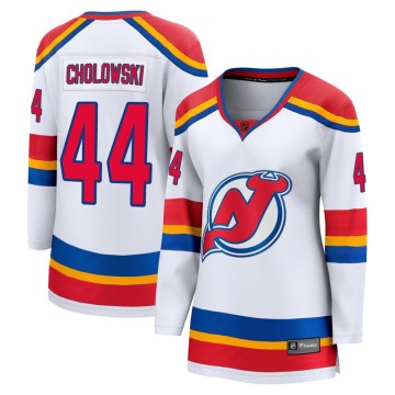 Breakaway Fanatics Branded Women's Dennis Cholowski New Jersey Devils Special Edition 2.0 Jersey - White