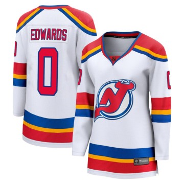Breakaway Fanatics Branded Women's Ethan Edwards New Jersey Devils Special Edition 2.0 Jersey - White