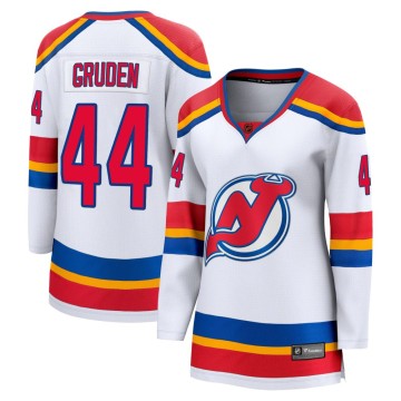 Breakaway Fanatics Branded Women's Jonathan Gruden New Jersey Devils Special Edition 2.0 Jersey - White
