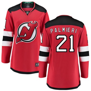 Breakaway Fanatics Branded Women's Kyle Palmieri New Jersey Devils Home Jersey - Red