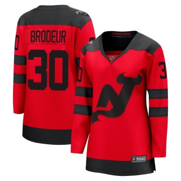 Breakaway Fanatics Branded Women's Martin Brodeur New Jersey Devils 2024 Stadium Series Jersey - Red