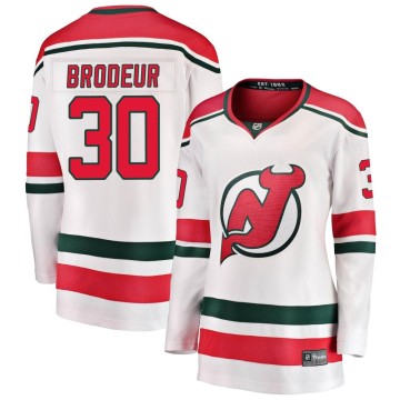 Breakaway Fanatics Branded Women's Martin Brodeur New Jersey Devils Alternate Jersey - White
