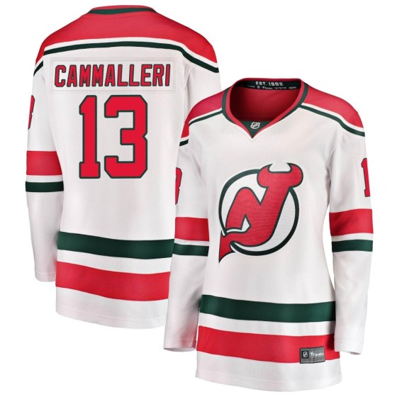 Breakaway Fanatics Branded Women's Mike Cammalleri New Jersey Devils Alternate Jersey - White