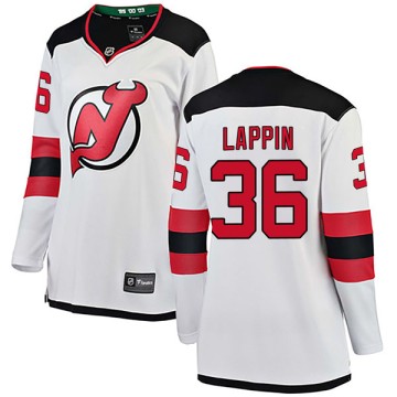 Breakaway Fanatics Branded Women's Nick Lappin New Jersey Devils Away Jersey - White